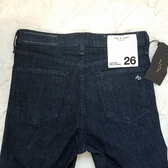 Rag & Bone High Rise Ankle Skinny Jeans - Picture 7 of 11
